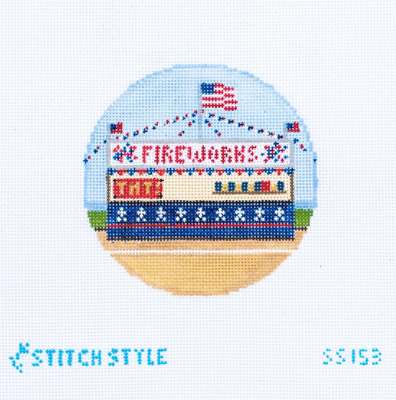 Firework Stand with Stitch Guide
