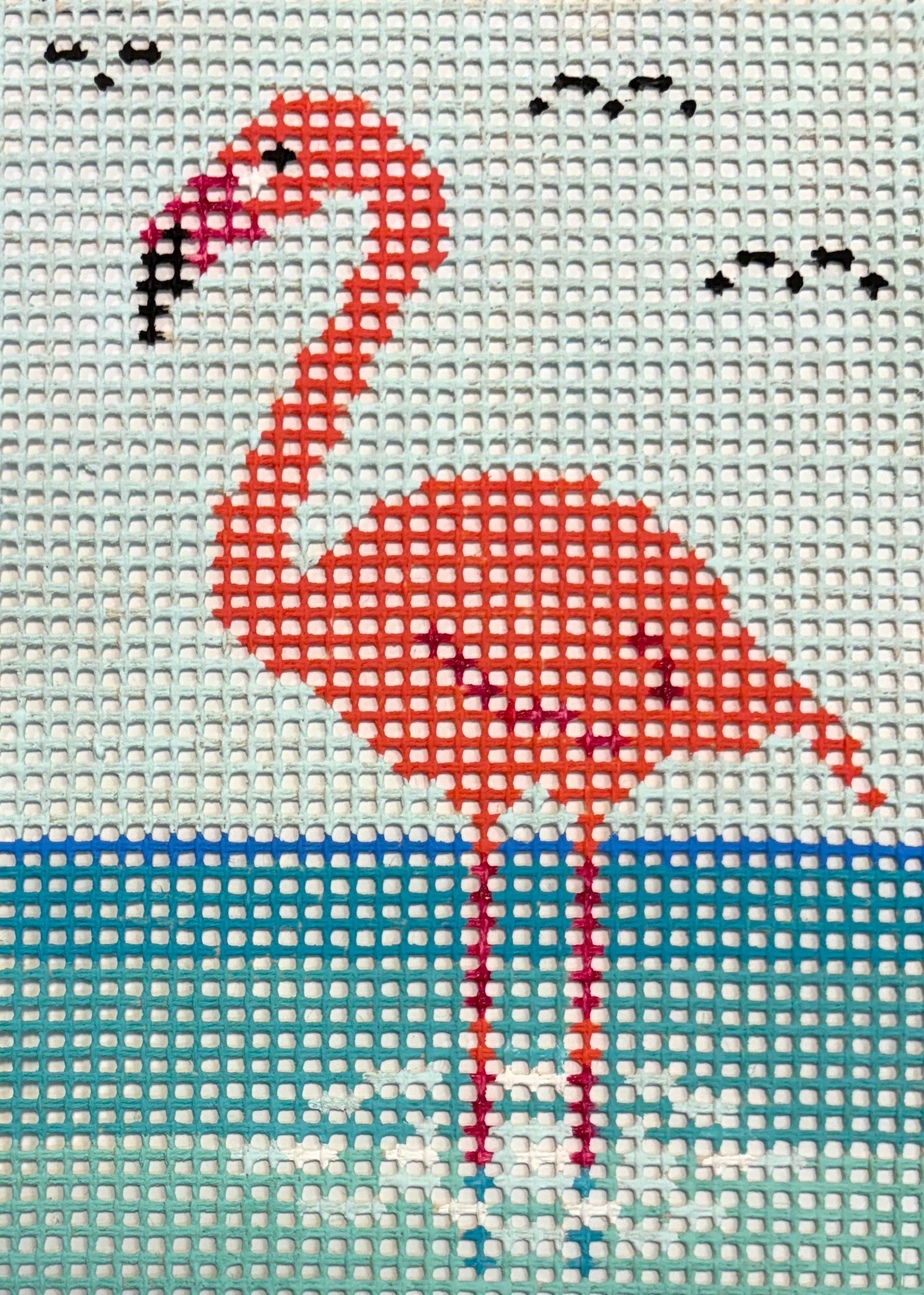 Stitchin' Littles Kit : Flamingo Wading