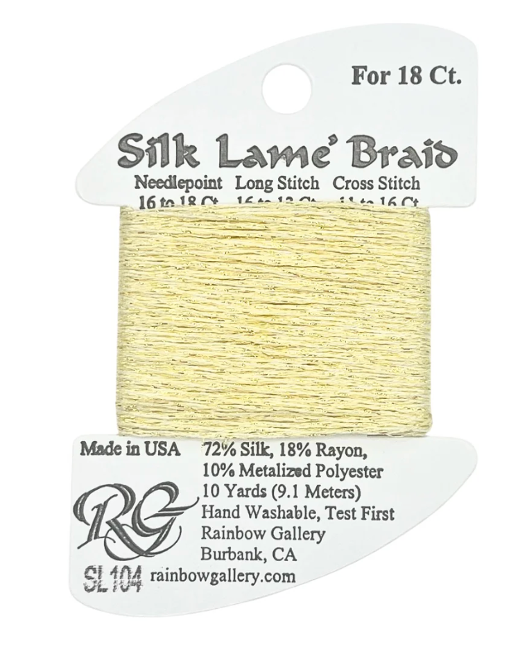 SILK LAME BRD SL104-SFT YELLOW