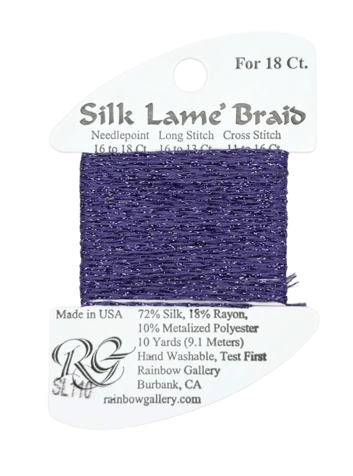 SILK LAME BRD SL110-DKR VIOLET