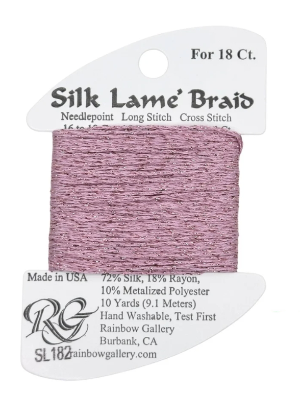 SILK LAME BRD SL182-CHTEAU ROS