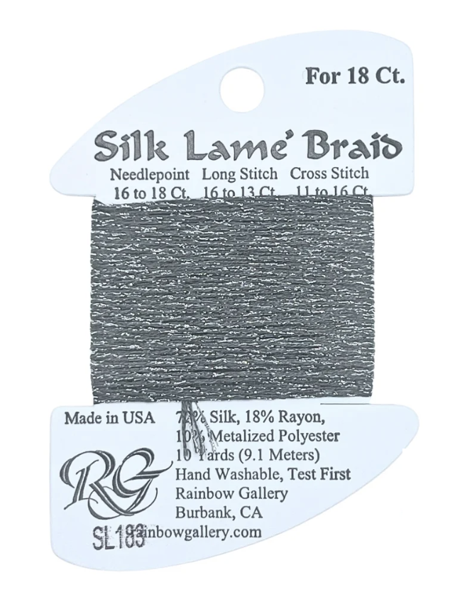 SILK LAME BRD SL183-GRAY STONE