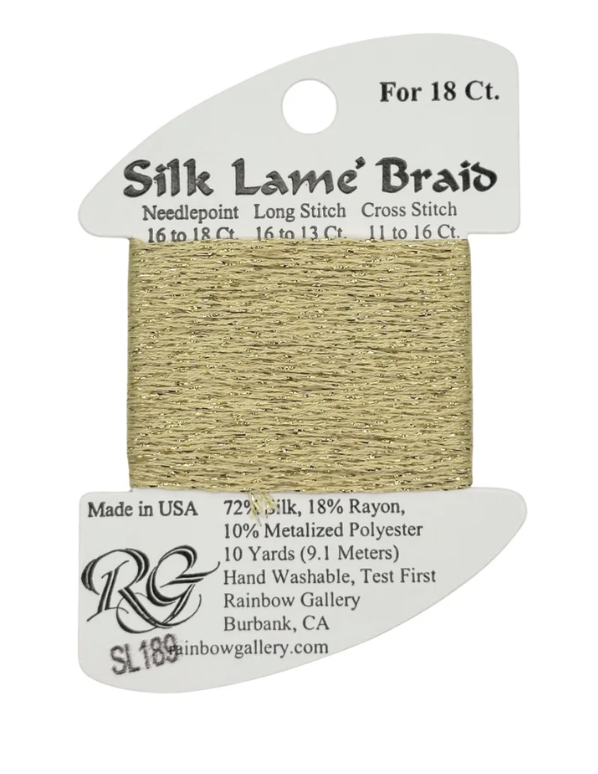 SILK LAME BRD SL189-BNNA/CREPE
