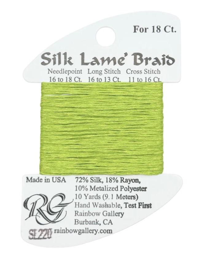 SILK LAME SL220-LEMON GRASS