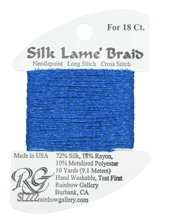 SILK LAME SL222-BRILLIANT BLUE