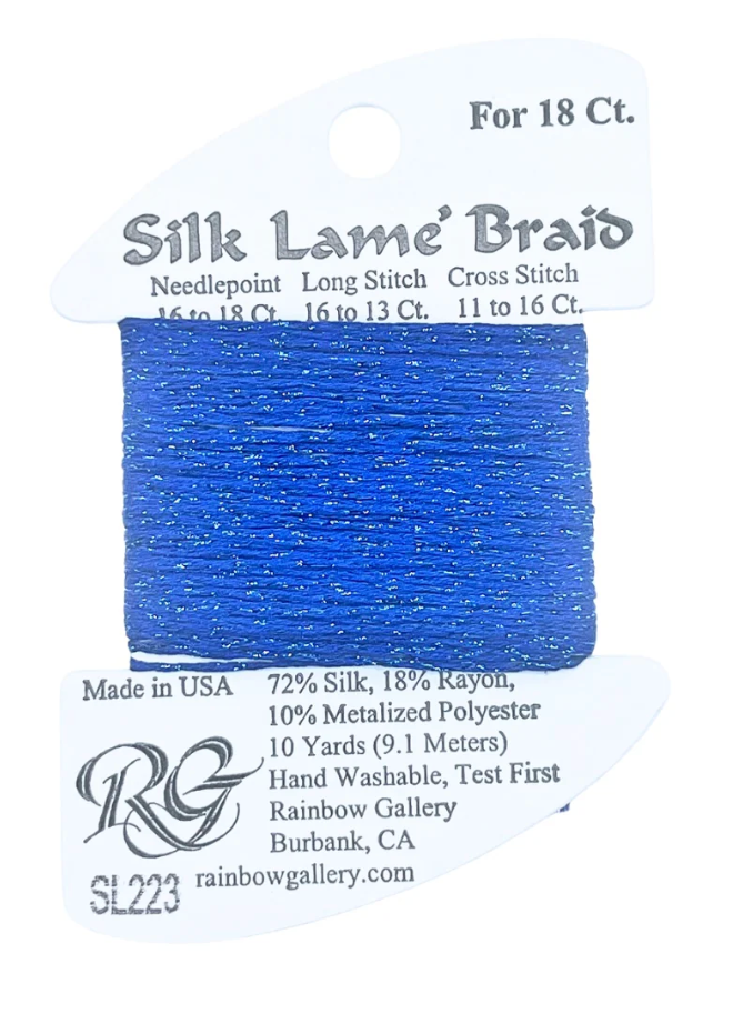 SILK LAME SL223-CRYSTAL BLUE