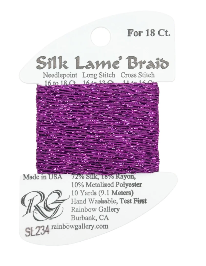 SILK LAME SL234-STRIKING PURPL