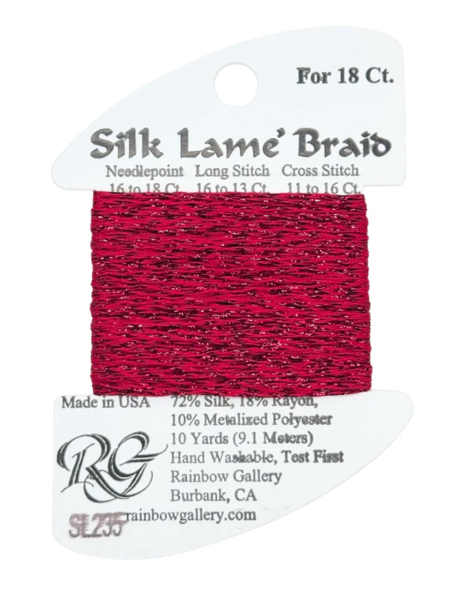 SILK LAME SL235-FLAME SCARLET
