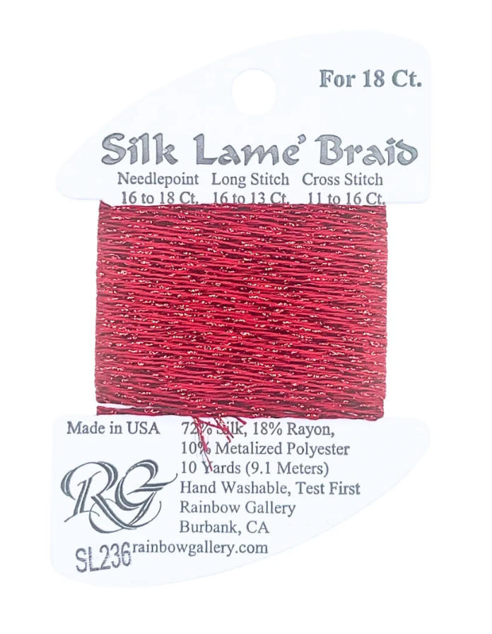 SILK LAME SL236-TRUE RED