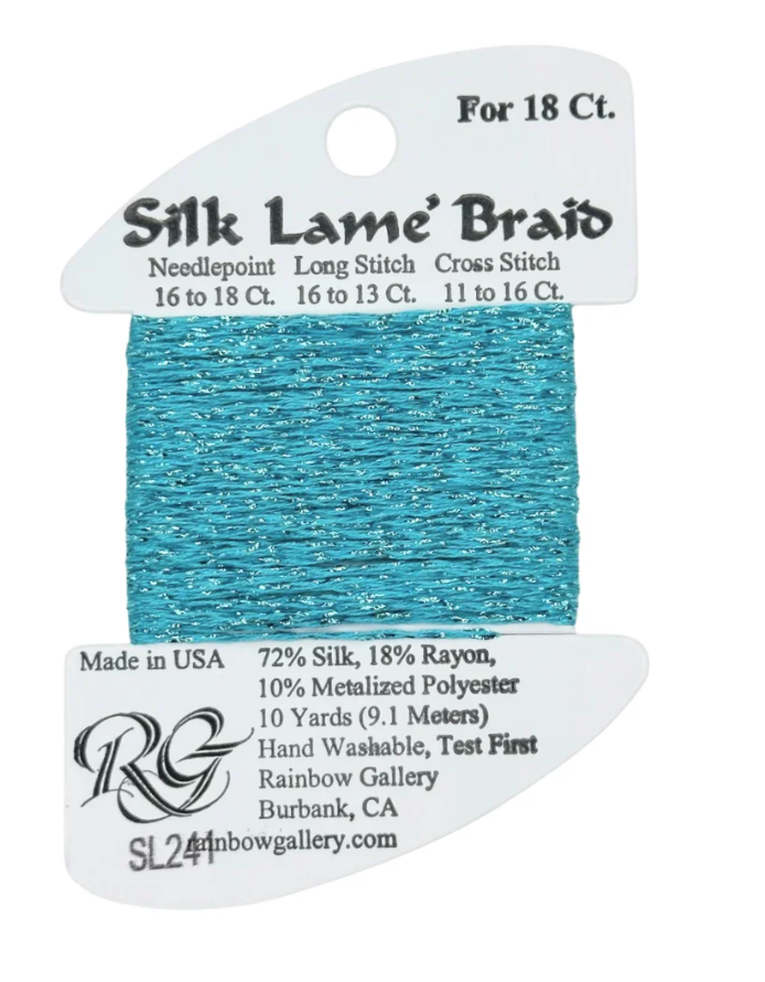 SILK LAME SL241- SCUBA BLUE