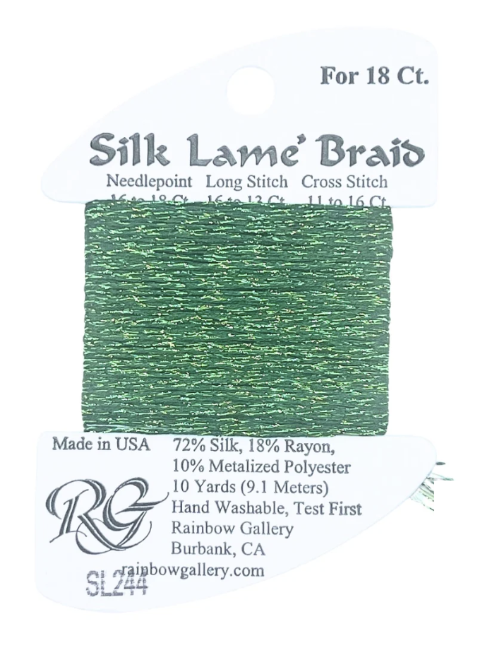 SILK LAME SL244- VINEYARD GREE