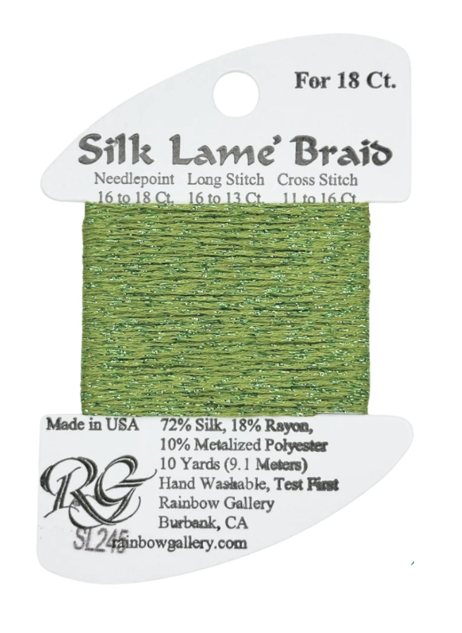 SILK LAME SL245-GREEN BANANA
