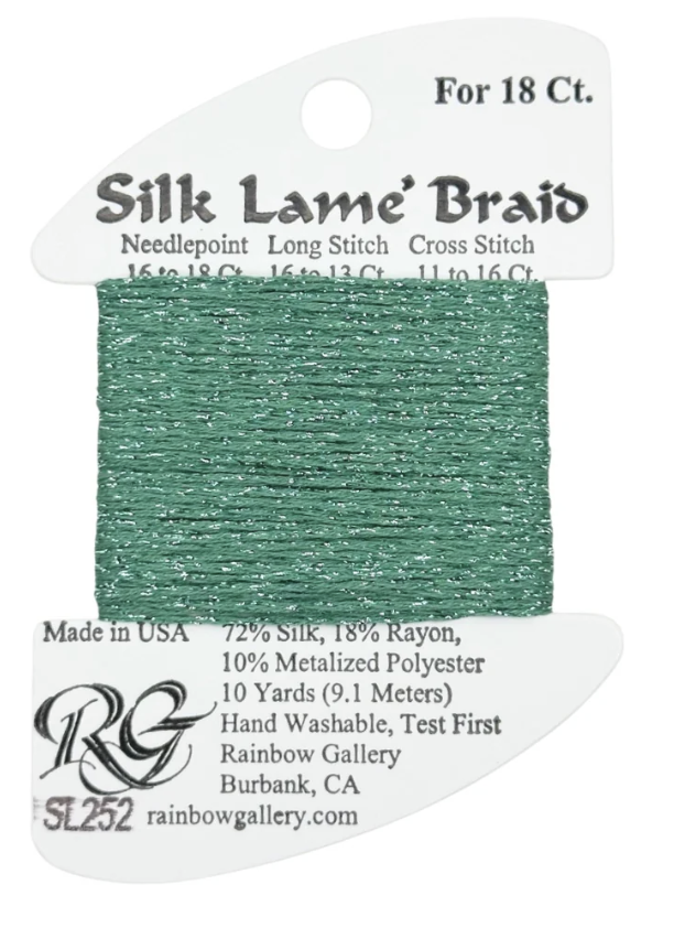 SILK LAME SL252-CARIBBEAN GREE