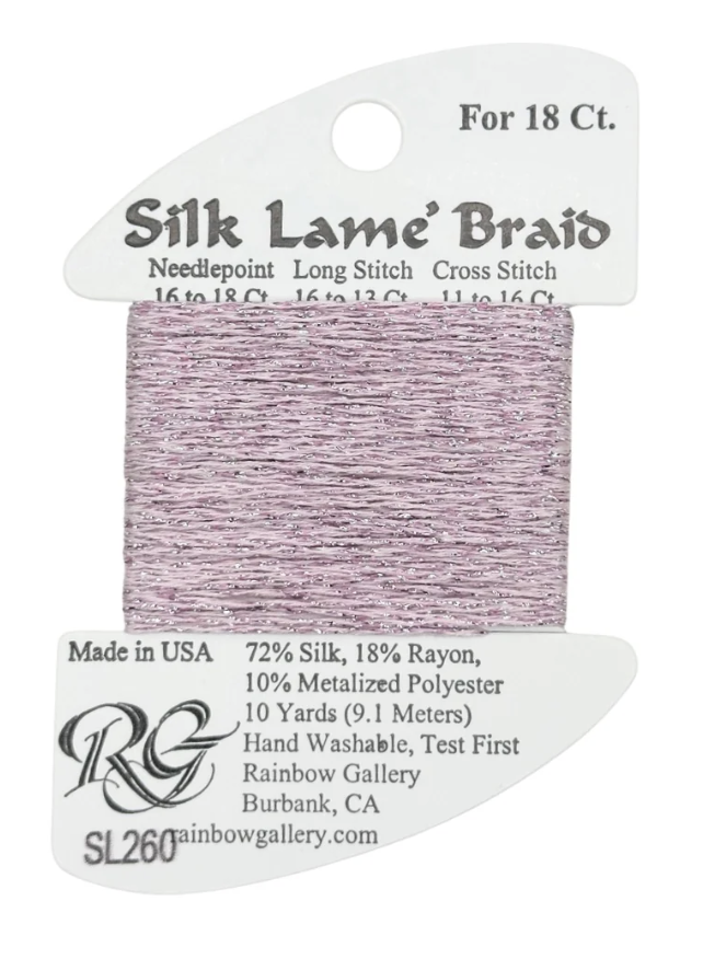 SILK LAME BRD SL260-PINK BLUSH