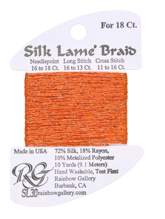 SILK LAME BRD SL30-ORANGE