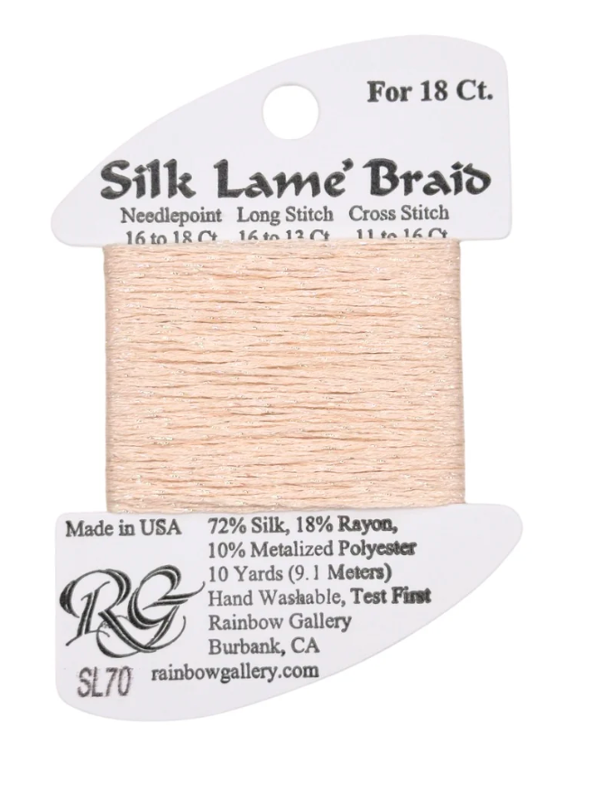 SILK LAME BRD SL70-LITE PEACH