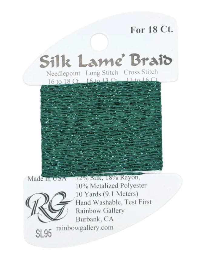 SILK LAME BRD SL95-MD CMAS GRN