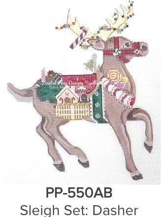 Sleigh Set: Dasher & Candy with Stitch Guide