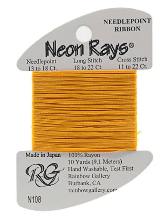 NEON RAYS N108-YELLOW ORANGE