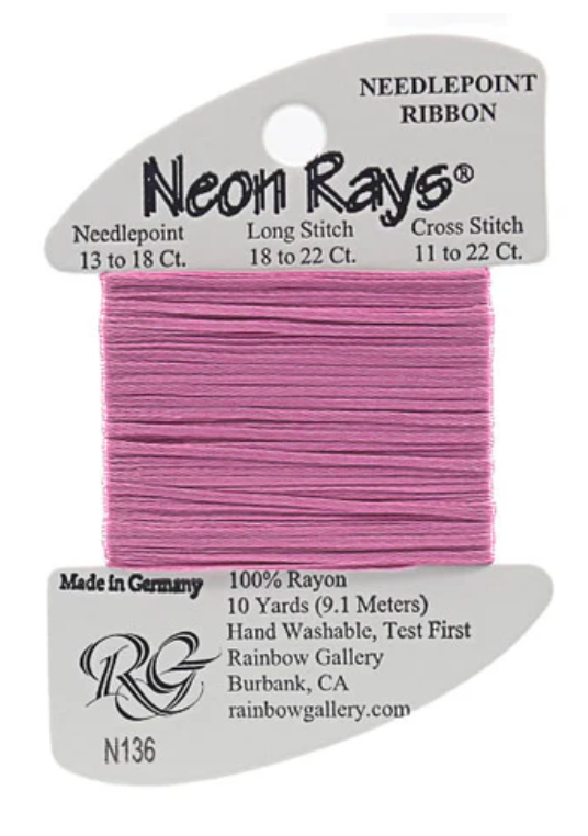 NEON RAYS N136-DARK ROSE PINK