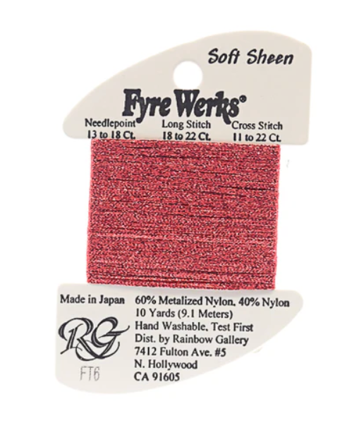 FYRE WERKS FT6-BRITE C'MAS RED