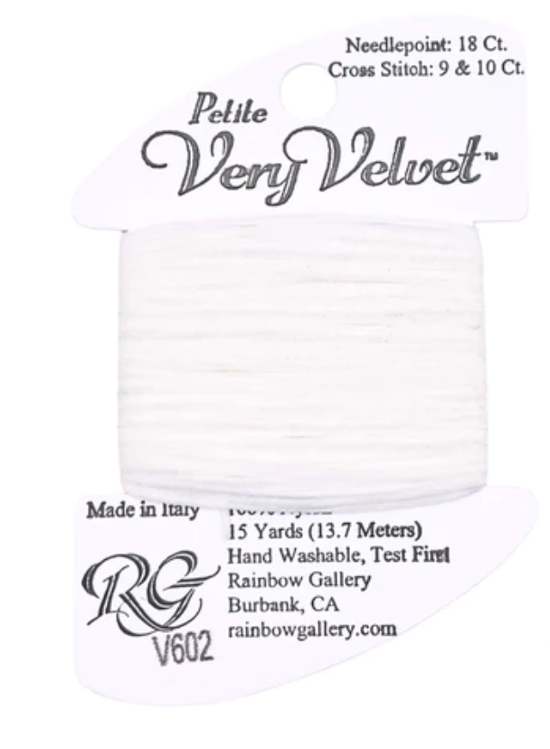 PETITE VERY VELVET V602-WHITE