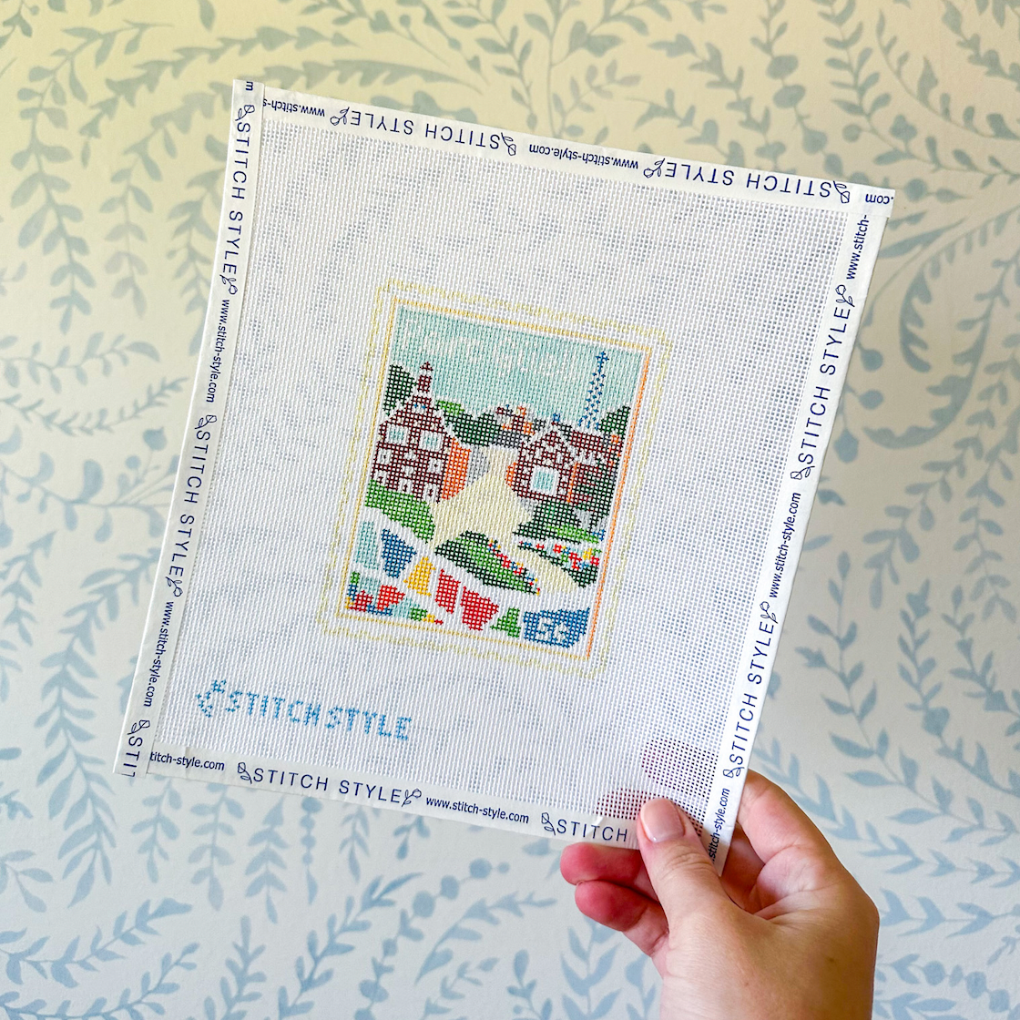 Barcelona Parc Guell Stamp