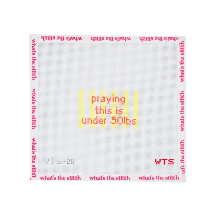 Praying This Is Under 50lbs Luggage Tag