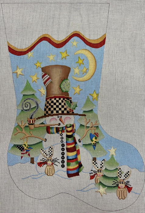 Snowman and Pipe Stocking