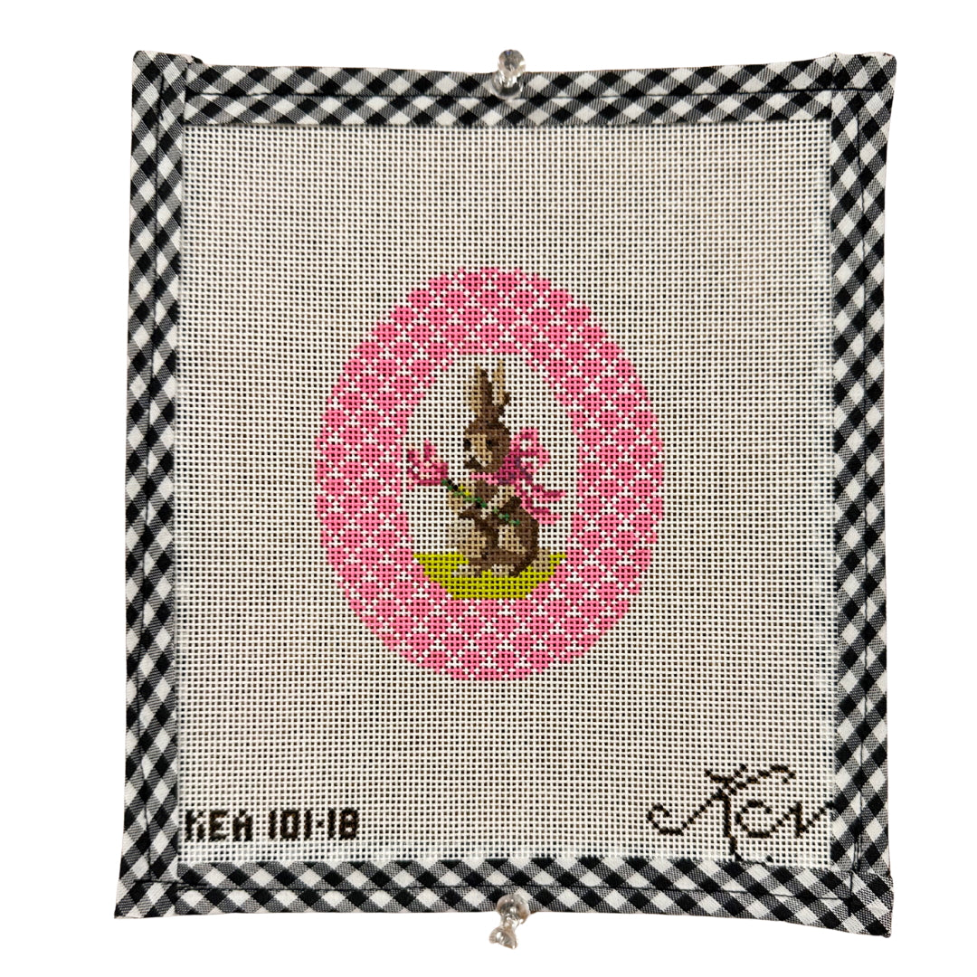 Pink Bunny with Tulip Egg