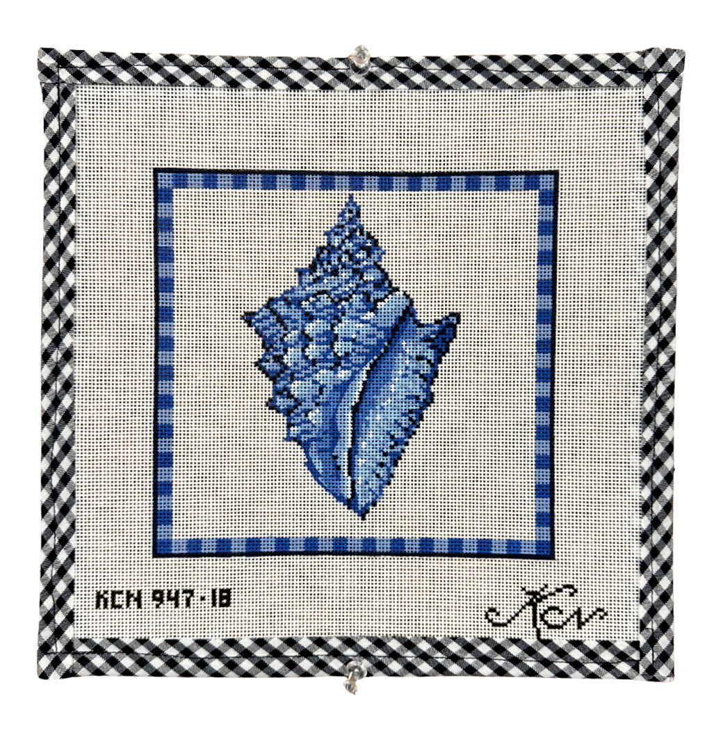 Conch Shell in Blue
