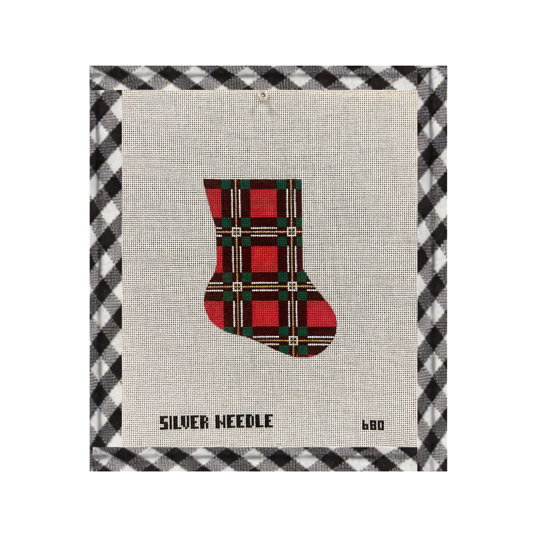 Red Plaid Minisock
