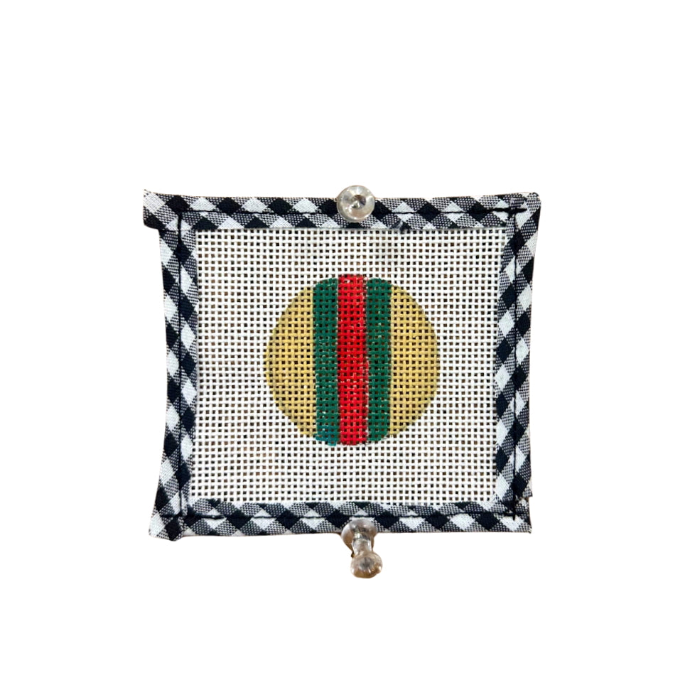Gucci Stripe Key Fob Insert