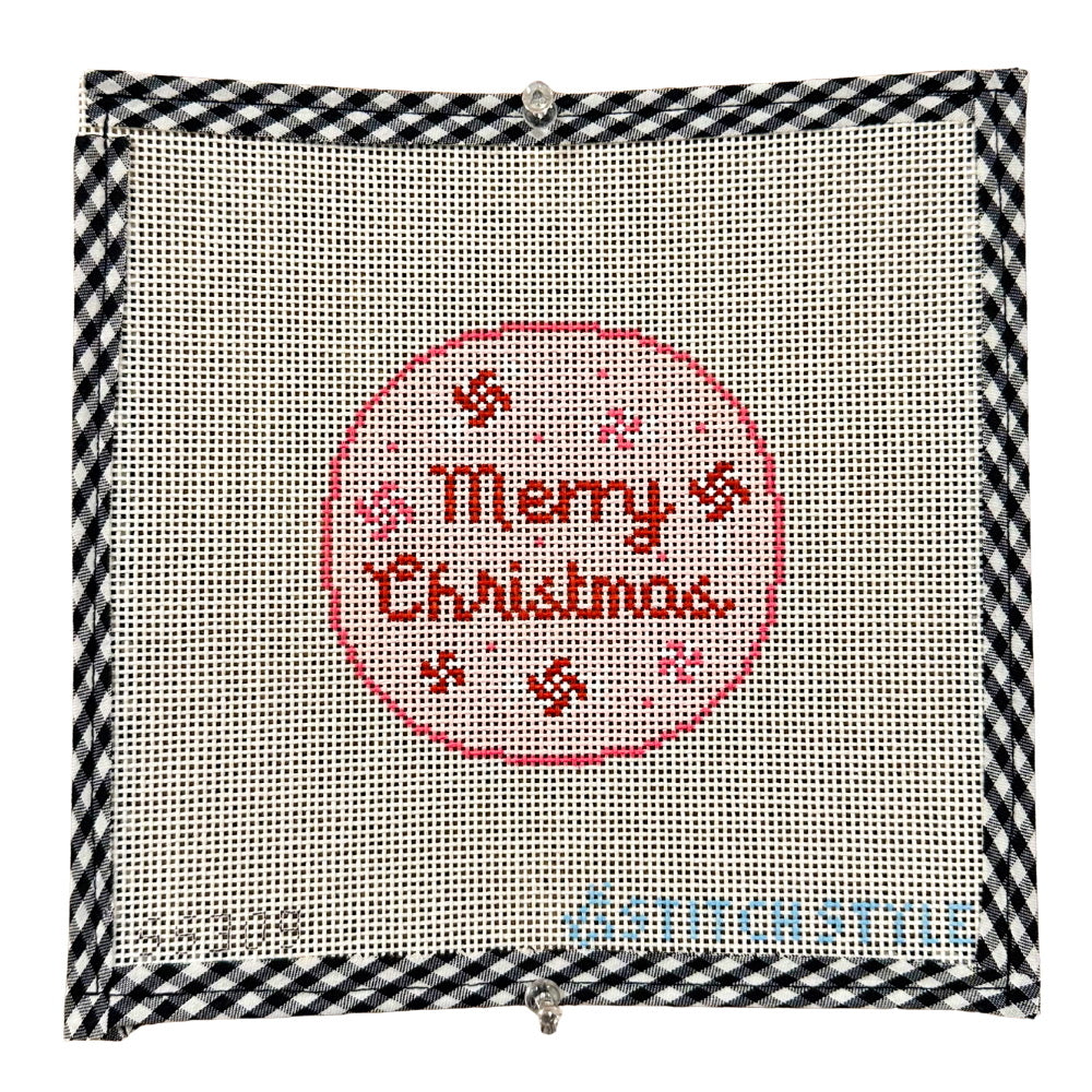 Merry Christmas Round Ornament