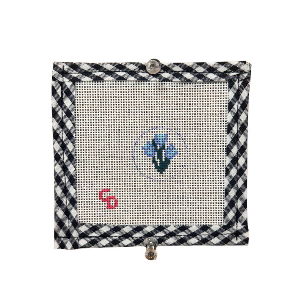 Tulip Flower Round Canvas