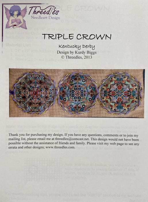 Triple Crown Charted Needlepoint