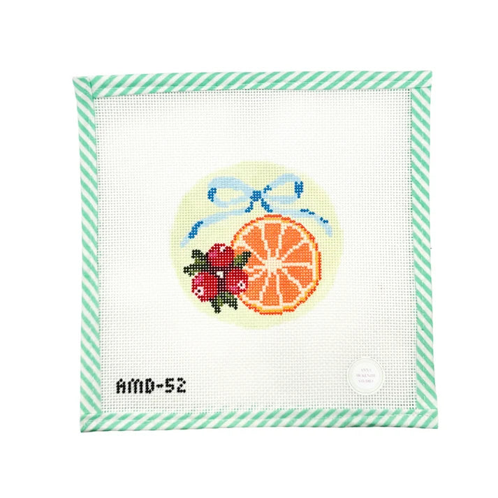Orange & Cranberry Bow Round