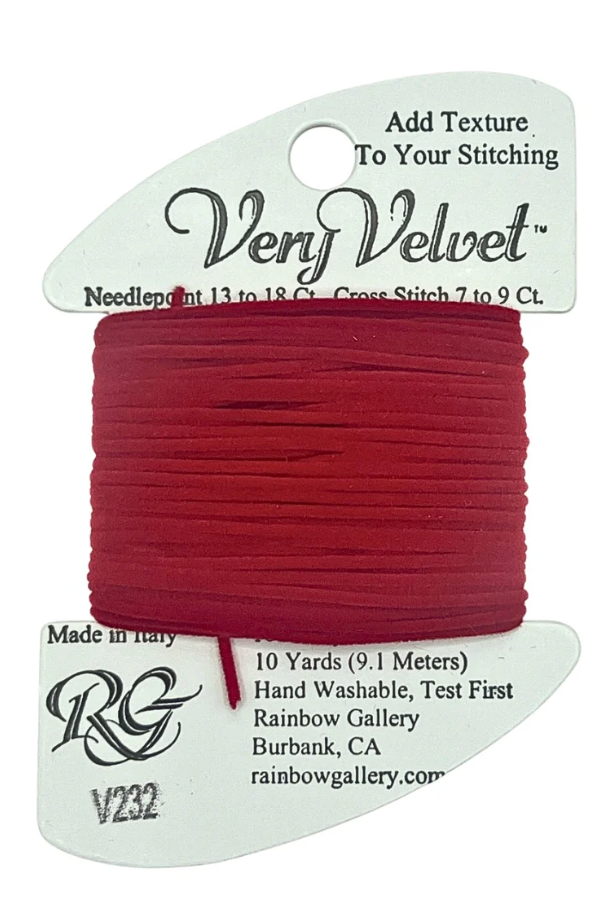 VERY VELVET V232-BRITE RED