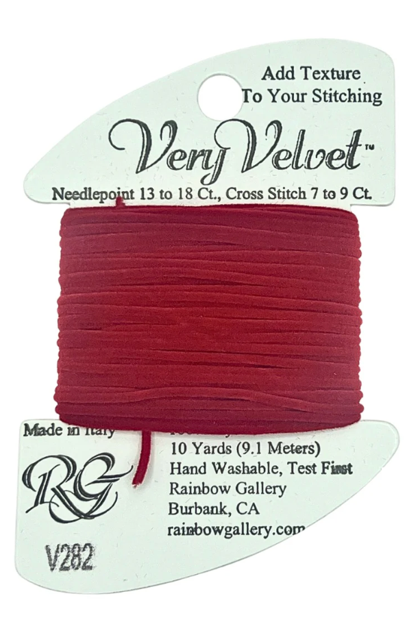 VERY VELVET V282-SCARLET