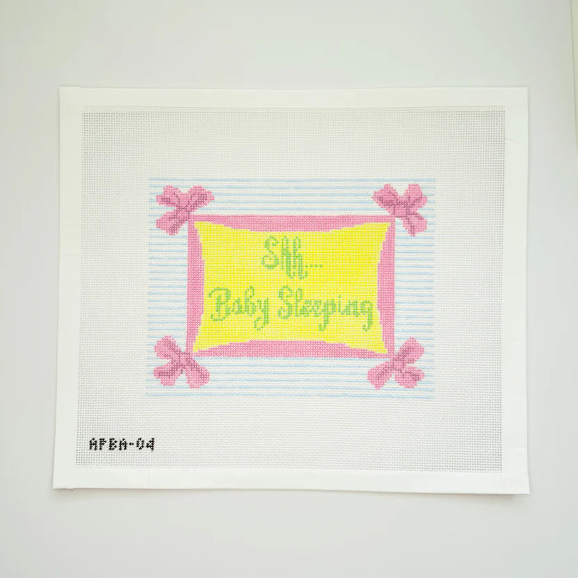 PREORDER: APBA18 - "Shh…. Baby Sleeping" with bows