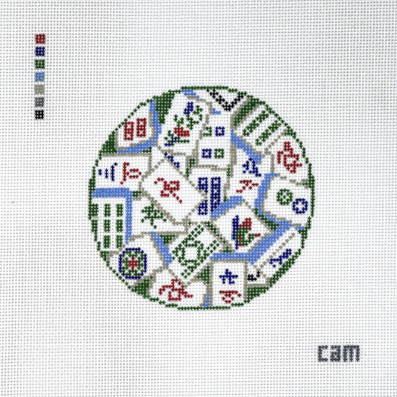 Mahjong Tiles Round