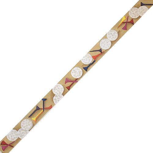 Golf Balls Collage Belt Khaki