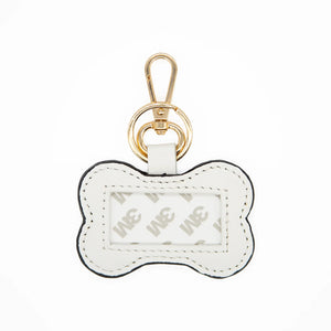 Dog Bone Leather Key Fob