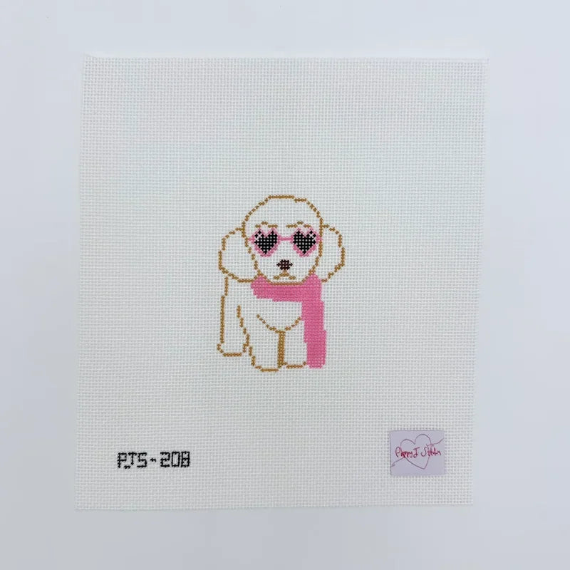 Mini Fab Pup - White Dog PJS-208