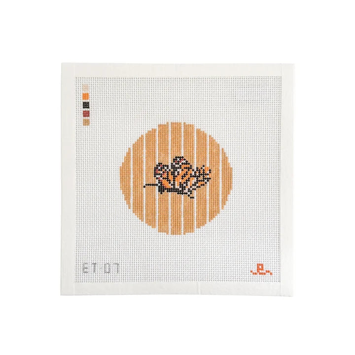 Monarch Butterfly Round Canvas