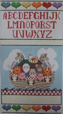 Noah's Ark Birth Sampler