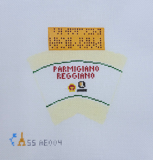 3D Wedge of Parmesan Cheese Canvas