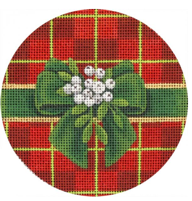 Red Plaid Ornament