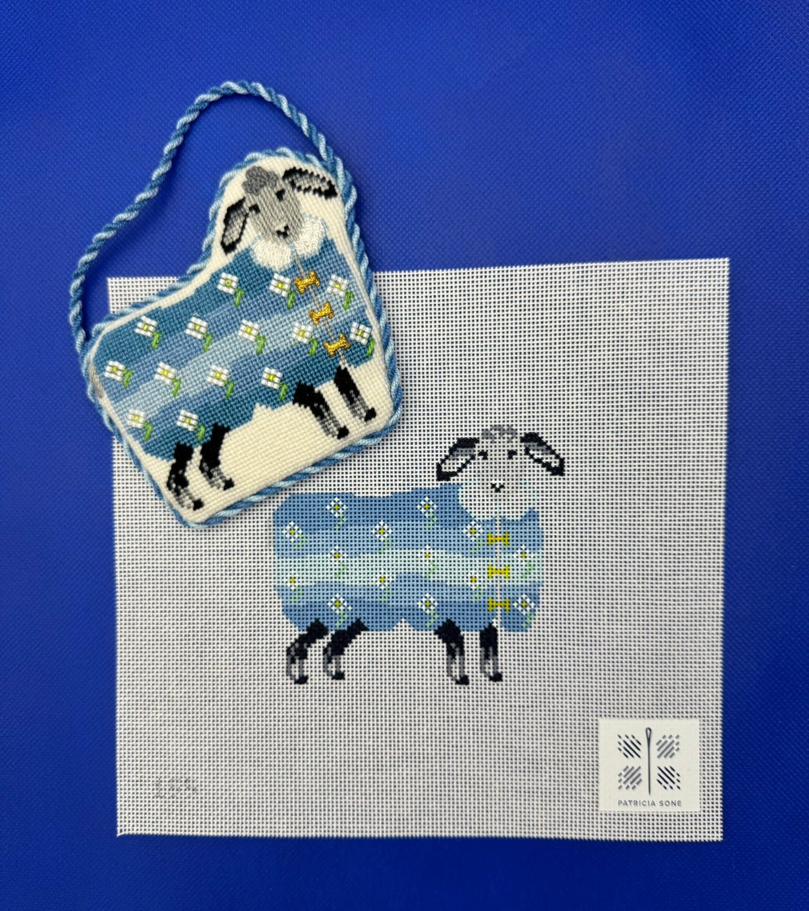 Sheep with Scallop Cardigan