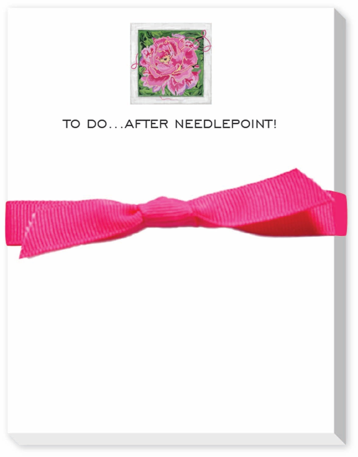 Things to Do After Needlepoint Notepad